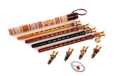 Professional Armenian Duduk instrument with reeds plus national case, 4 Colors