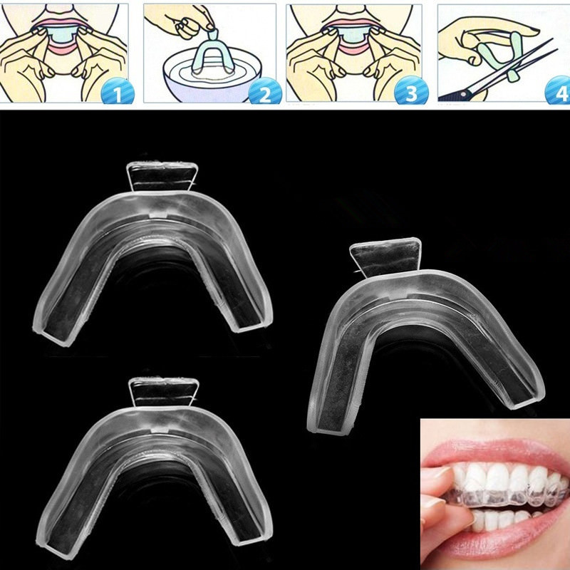 4pcs Thermoform Moldable Mouth Teeth Dental Tray Tooth Whitening Guard