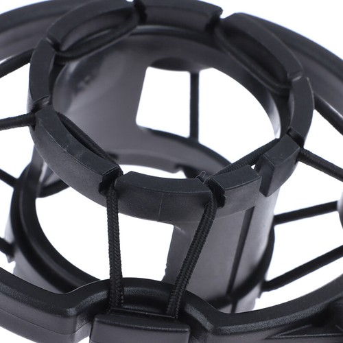 Shock Mount Holder Studio Recording Bracket For Large Mic Clip Black AT - Afbeelding 6 van 12