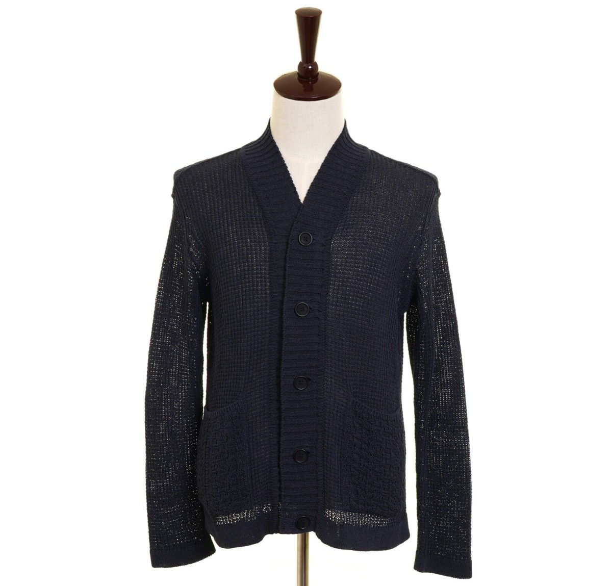 ISSEY MIYAKE me ネイビー カーディガン Free size BASICS – ISSEY MIYAKE ONLINE STORE