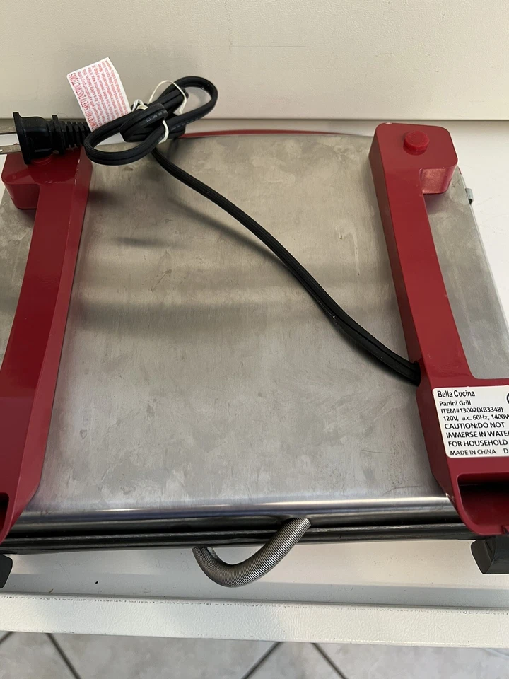 Prensa para sándwichera parrilla Panini Bella Cucina Artful Food E207393 Foto 4 de 4