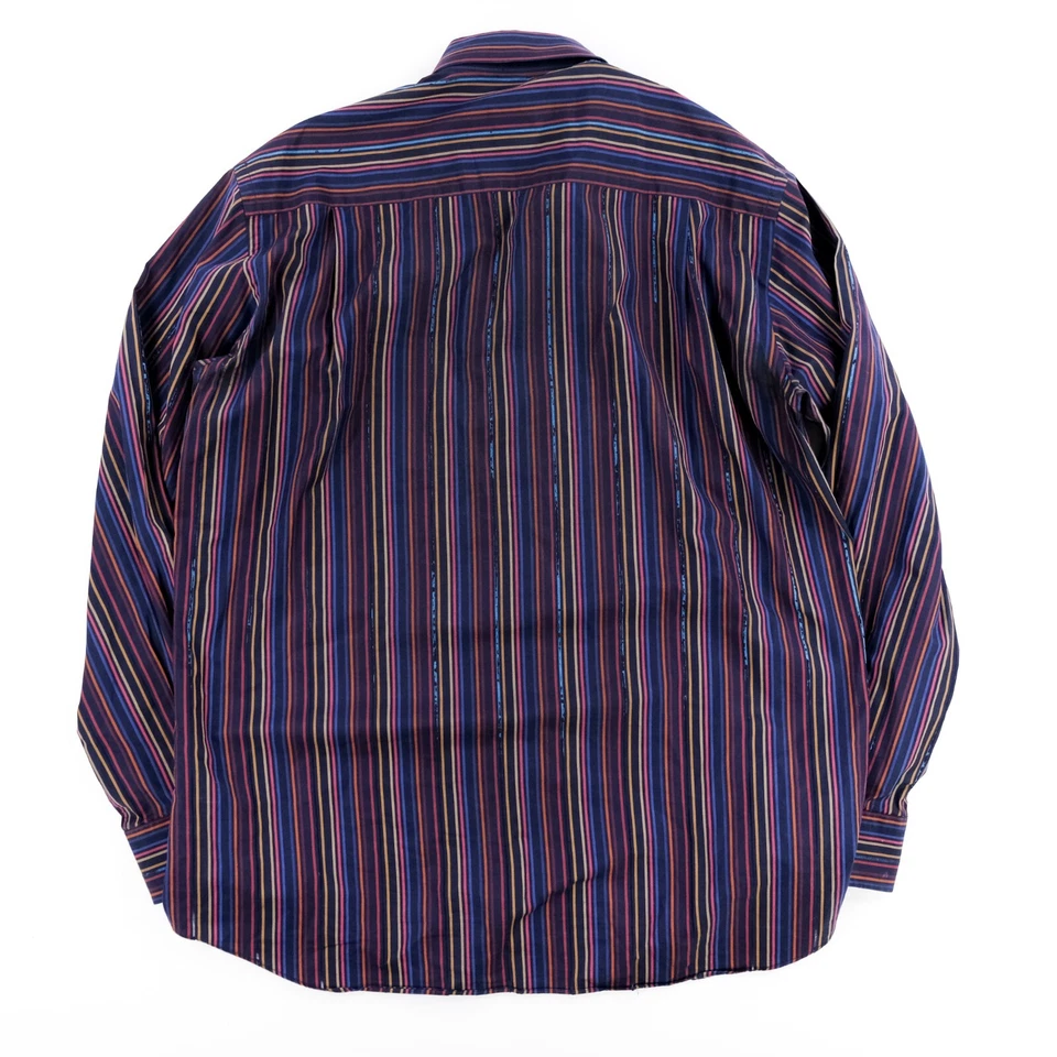 Paul & Shark Yachting Men's Large Dress Shirt Striped Multicolor Unique - Image 2 of 4