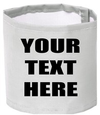 Personalised Captains Armband Custom Printed Hi Vis High Viz Football Sports 