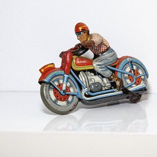 Technofix 258  jouet ancien moto tole Motorrad no tippco arnold jep jml cij huki