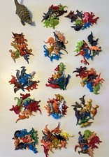 Lot of 141 Rubber or Plastic Toy Dinosaurs Prehistoric Animals Size 2-3 Inches