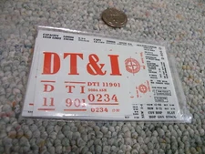 Walthers decals O Gauge Freight 17-50 Detroit Toledo Ironton red    G82