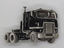 Vintage Semi Truck Belt Buckle