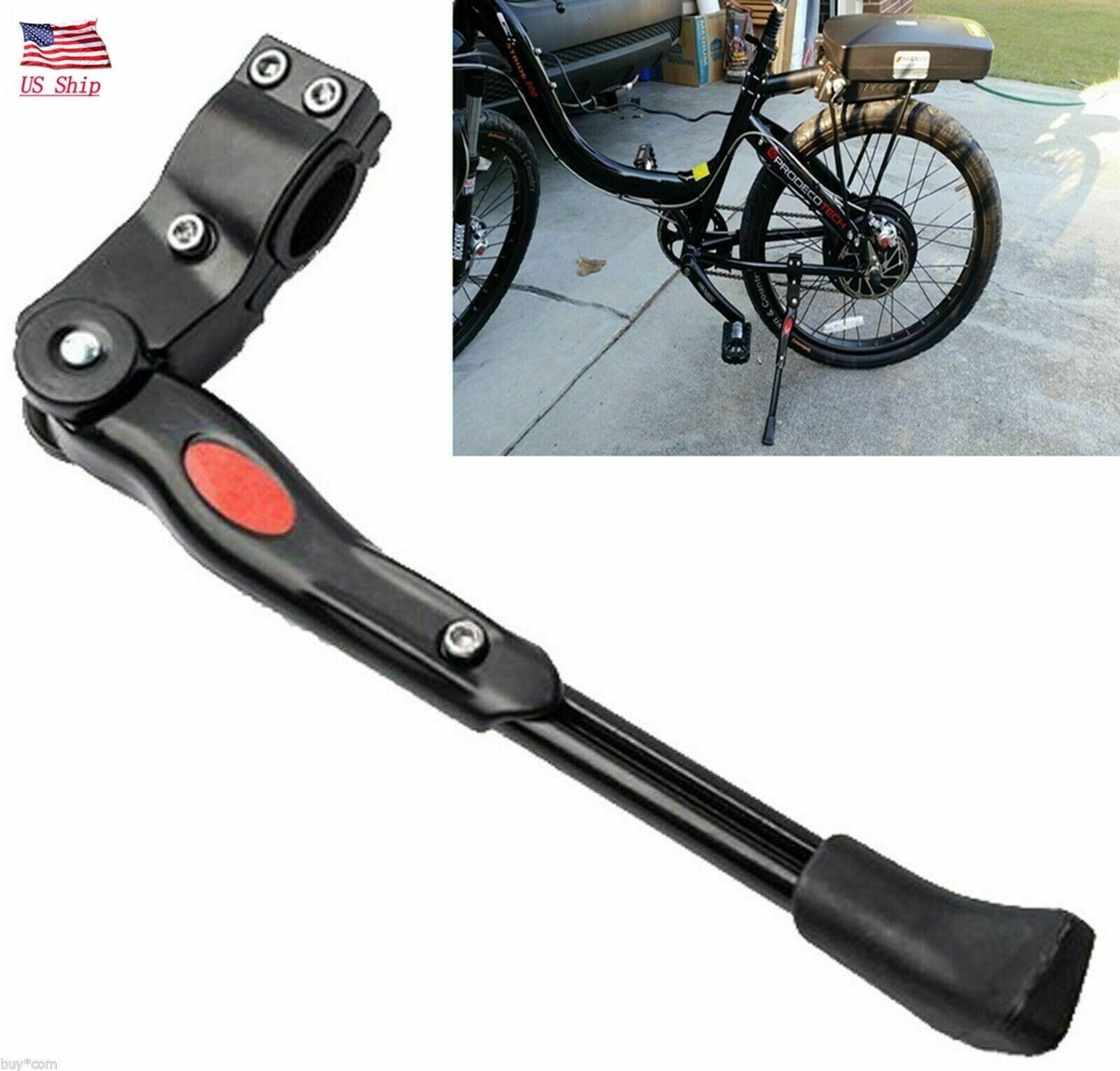 Greenfield Mongoose Bike Kickstand Adjustable Aluminium Alloy Bike
