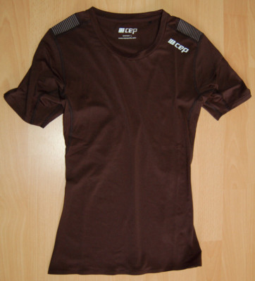 CEP WINGTECH SHIRT, SHORT SLEEVE, BLACK, WOMEN, Größe L, W6FD554