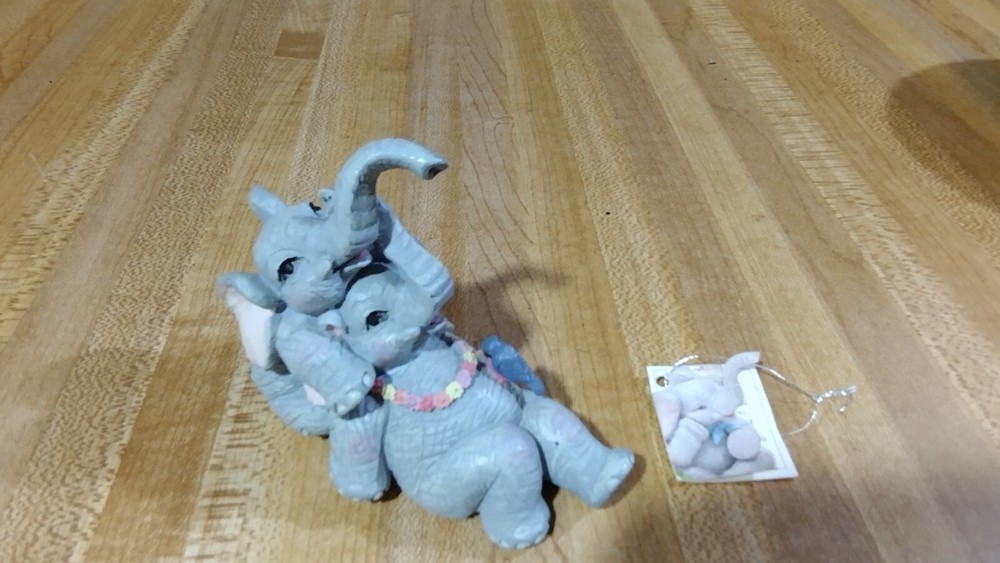 Luckypants #1004 Lance & Letha Elephant Figurine!