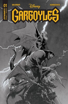 Gargoyles #1 Cover ZE 1:10 Jae Lee Black & White Incentive Variant NM