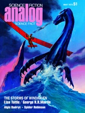 Analog Science Fiction-Science Fact  Vol 95, No. 5, May 1975 Canvas Poster 18x24