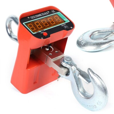 Digital Crane Hanging Scale 3000KG/6600LBS Heavy Duty Industrial W/LED Display