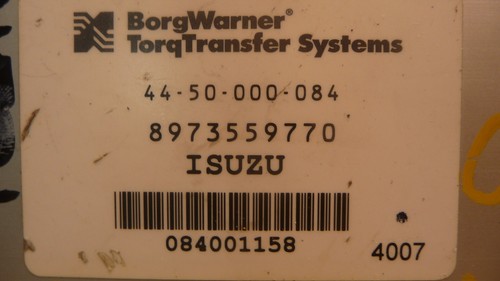 2003 2004 2005 ISUZU AXIOM TRANSFER CASE MODULE / 8973559770 / 44-50-000-084 - Picture 3 of 3