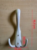 2Er Set Weiß Huthaken Kleiderhaken Garderobenhaken Haken Wandhaken Metall