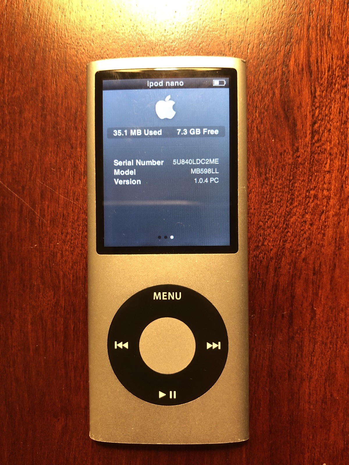 Apple iPod Nano Silver 8 GB 4th Generation MB598LL | eBay. Ipod Nano 4th  Generation User Manual ...