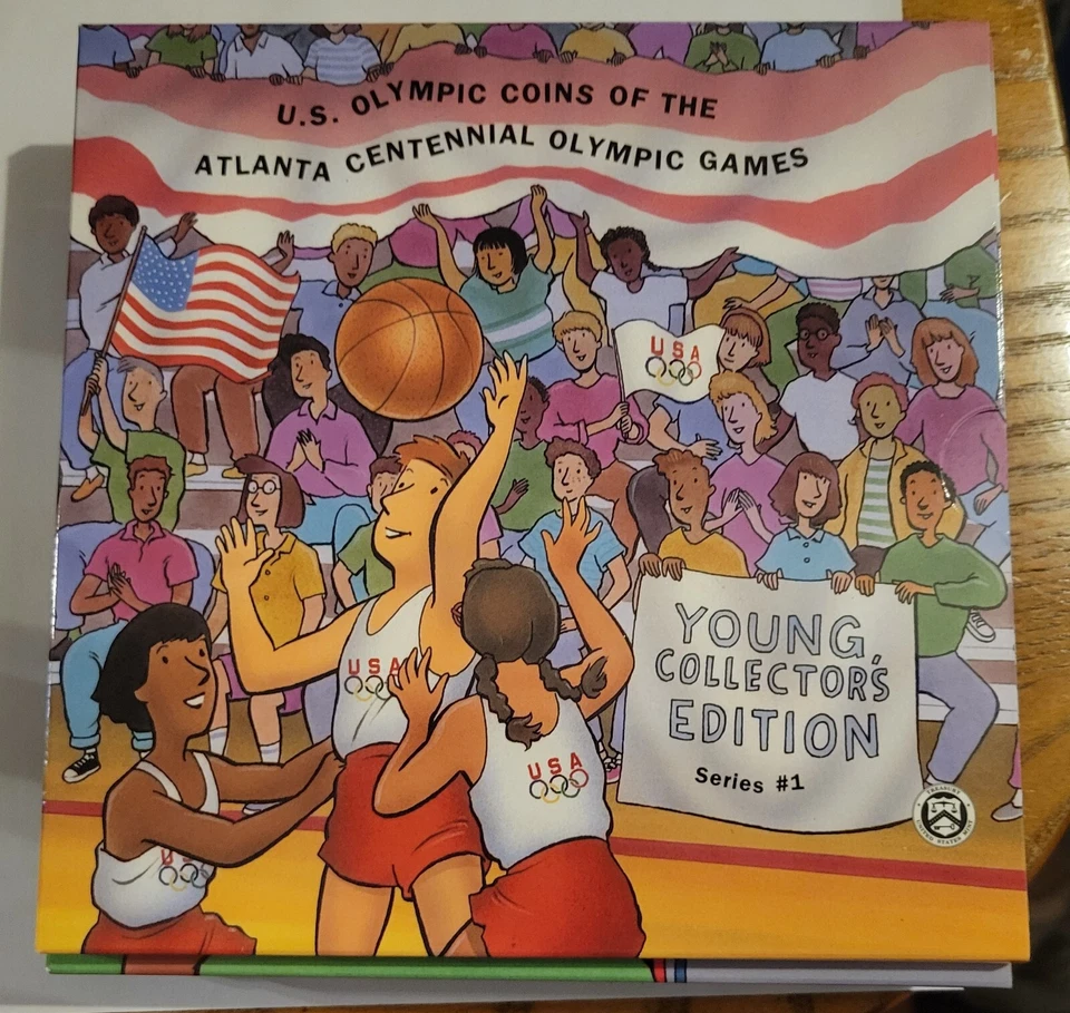 1995-1996 Atlanta Olympic Games Young Collector's Set Series w/box - Image 3 of 4
