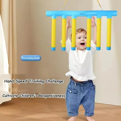 Falling Sticks Catching Game Reaction Training Reflex Toy for Kids Adults