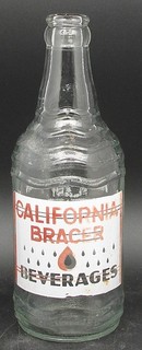 California Bracer; Bracer Bev. Co.; Paterson N.J.; 2 color ACL soda pop bottle