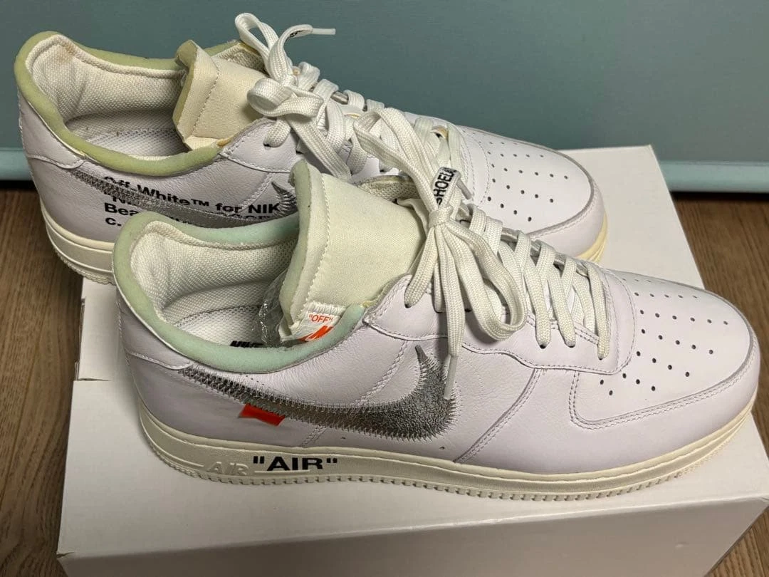 Nike Air Force 1 Low by Virgil Abloh x Louis Vuitton LV Blue | eBay