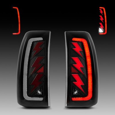 LED Tail Lights For 03-05 06 Chevy Silverado 1500 2500 3500HD w Starting Animate