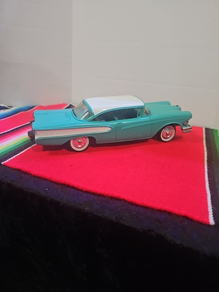 1958 Edsel Hardtop Teal Blue& White Friction Promo Model Vintage | eBay