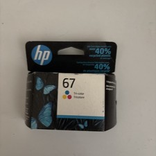 HP 67 Tri-color Ink Cartridge OEM Genuine New Sealed 3YM55AN Exp. 2023