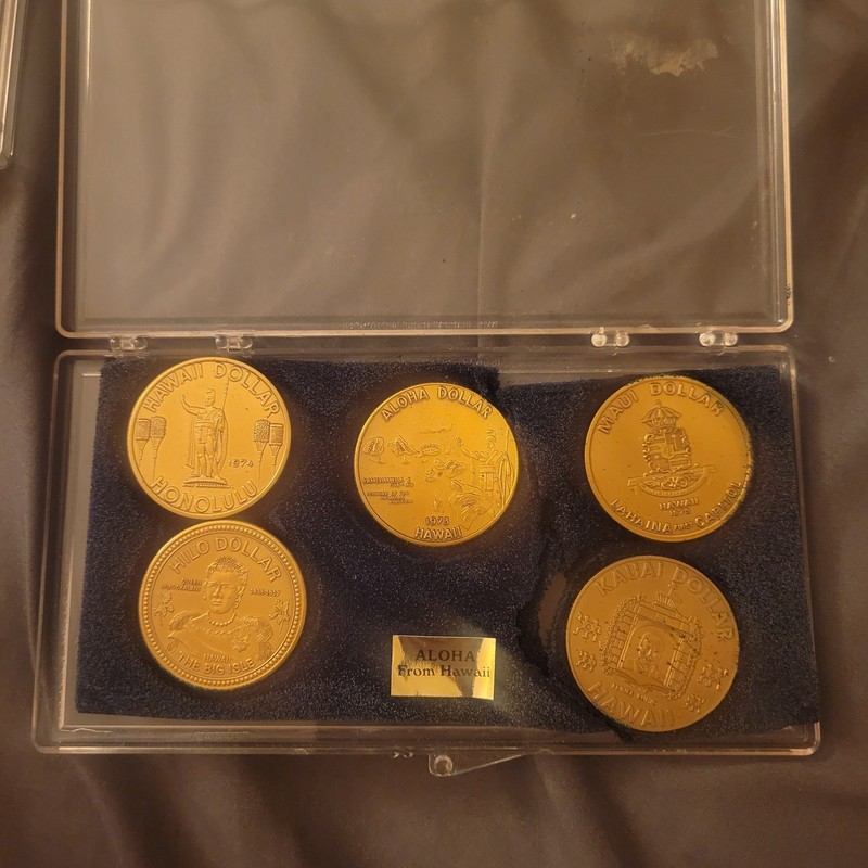 7 Hawaii Dollar Coins Lot