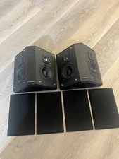 Fluance AVBP2 Home Theater Bipolar Surround Sound Satellite Speakers PAIR , 100W