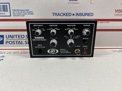 World Precision Instruments DAM 50 Differential Amplifier WPI USED WORKS!