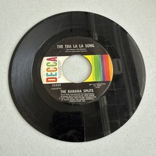THE BANANA SPLITS The Tra La La Song on Decca 60s TV rock pop 45 HEAR