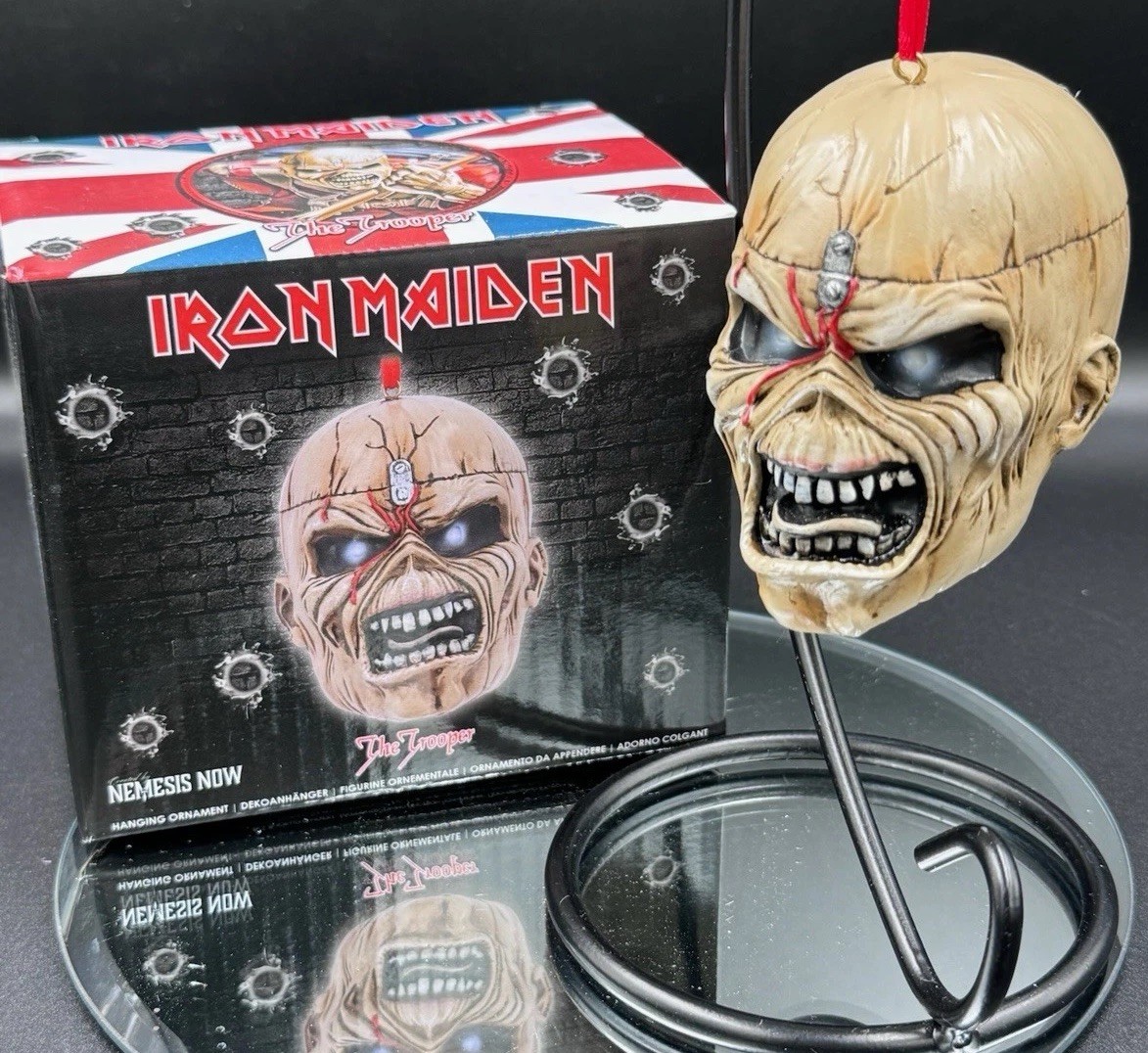 Official Iron Maiden Trooper Eddie Hanging Ornament Heavy Metal Collectible BNIB - Image 3