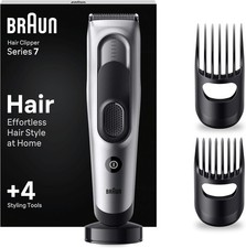 Image of Braun Hair Clipper Series 7 Cordless Trimmer 17 Length Settings + 4 Tools - 2793