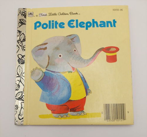 Polite Elephant – First Little Golden Book 1963, Used, Great Condition - Picture 1 of 10