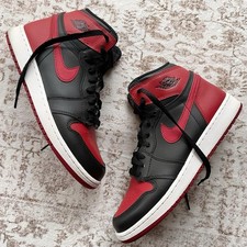 Jordan 1 Retro Bred Banned Sneaker 2016  GS 575441-001 Size 7Y