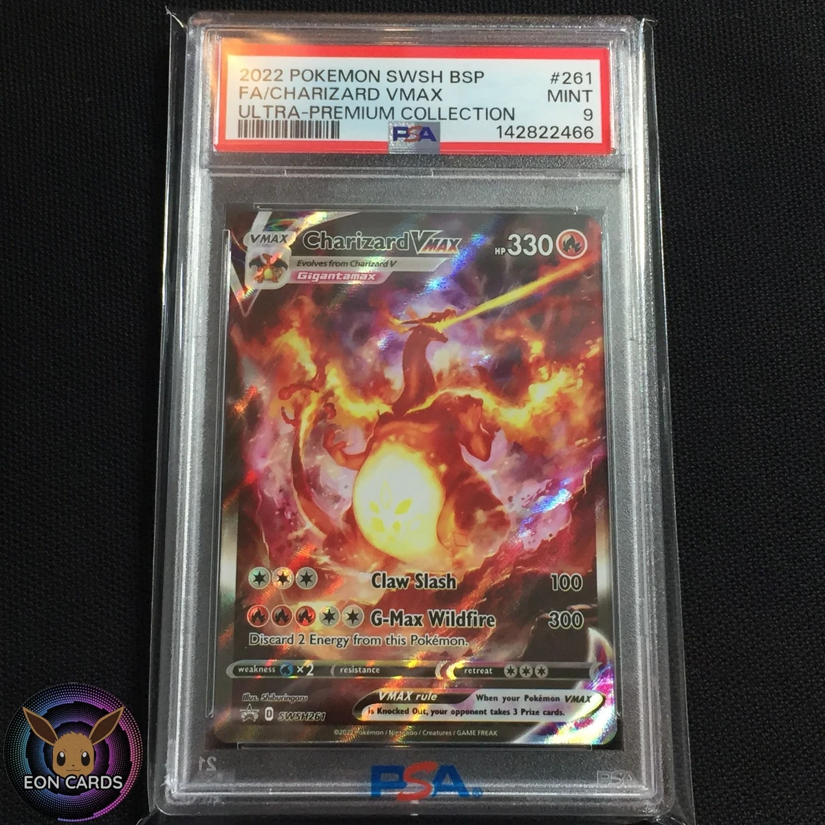 2022 Pokémon Charizard VMAX #261 2022 Pokemon Swsh Black Star Promo 261 Full Art/charizard Vmax