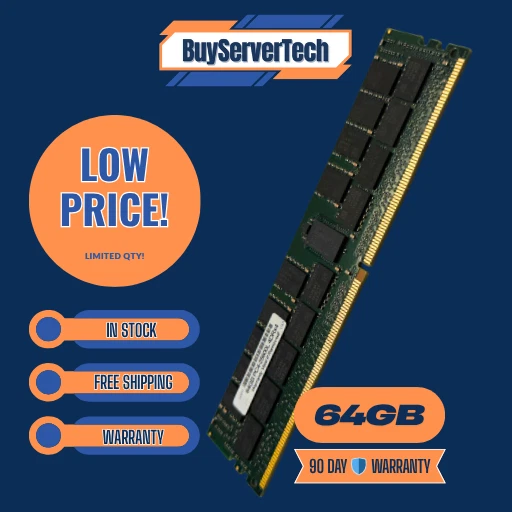 64GB DDR4-3200 ECC LRDIMM PC4-25600L 4Rx4 288-Pin Server Memory | Open Box - Image 3 of 4