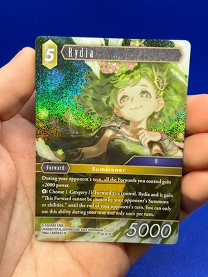 Final Fantasy TCG Dreamlike Oceans Rydia 28-072L Foil Legend