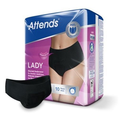 2x ATTENDS Lady Discreet Underwear 3 M 10 ST