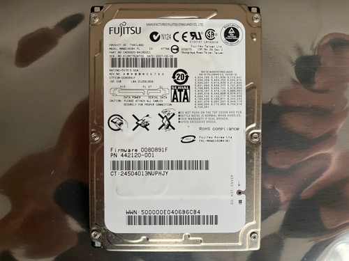 FUJITSU (Toshiba Hornet M80) 160GB MHW2160BH 2.5 SATA