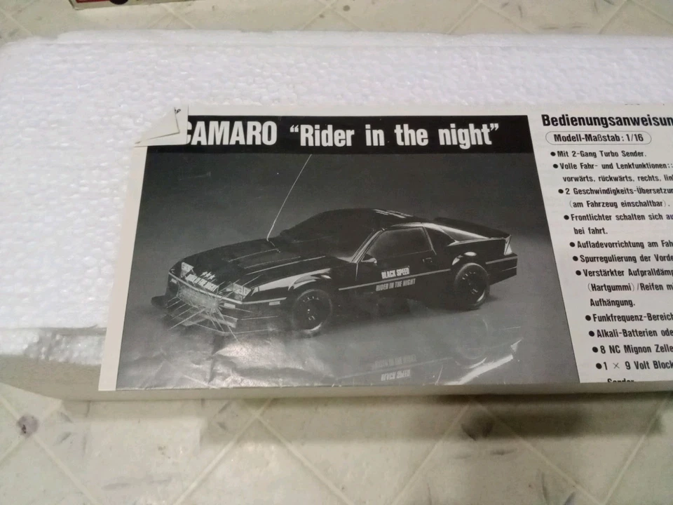 Tronico/Nikko Black Firebird R/C Radio Controlled Vintage VHTF. - Image 3 of 4