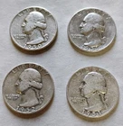 1950 P, 1951 D, 1952 D & 1953 D🔥Washington Quarters-90% Silver-$1 Face 🔥#W35