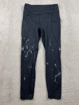 Lululemon Pants Womens Size 8 Break Free Tight 25'' Black Stash Pocket Stretch
