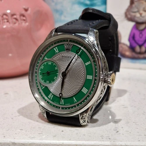 BEAUTIFUL VINTAGE ROLEX LEVER MOVEMENT IN A NEW QUALITY CASE FULLY SERVICED