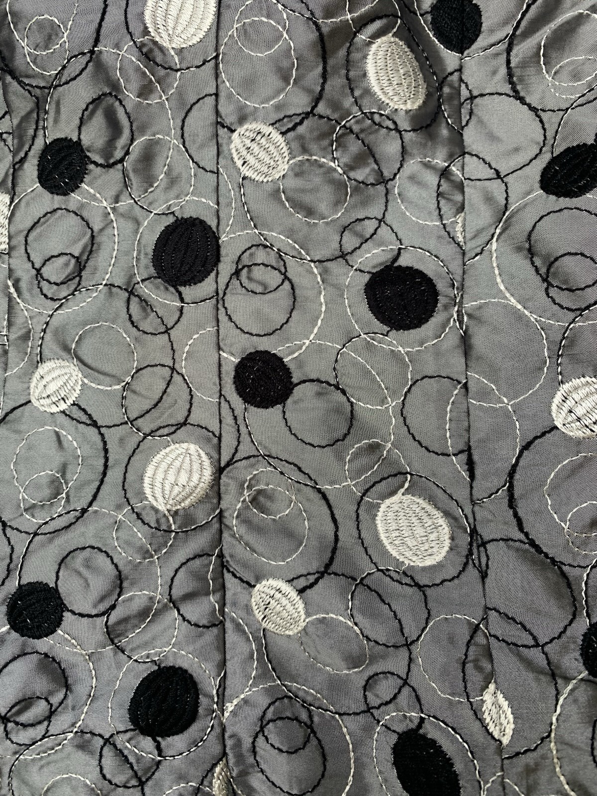 Samuel Dong Jacket Shacket Arty Holiday Party Emb… - image 5