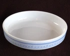 PYREX ~ #484 Tart Dish ~ 8" Round ~ BRITTANY BLUE ~ Quiche, Dips, etc. ~ VGC