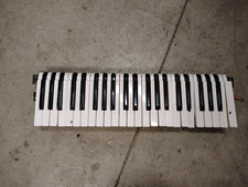 Vintage Organ Keys 44 Note 3.5 Octave Set MAKE OFFER Measures 25in x 7in