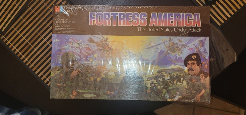 Fortress America Gamemaster Milton Bradley 1987 Edition WAR GAME New and Sealed