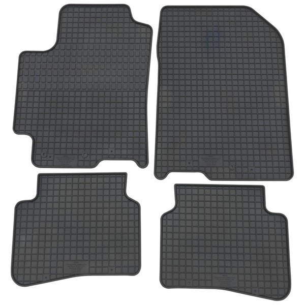 Petex Gummimatten FußMatten Kia Rio Yb 4-Teilig Schwarz-image