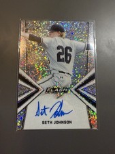 2019 Leaf Flash Speckle Refractor SETH JOHNSON Phillies AUTO